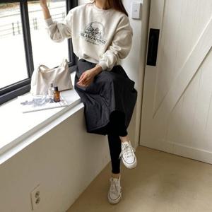 [다잇템][다잇템] 여자 허리밴드 치렝스 퀼팅 코지 FW 치마레깅