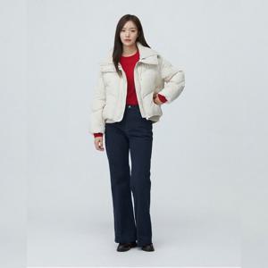 플라스틱아일랜드  니트카라 탈부착 패딩 점퍼 (PR4PZ066)