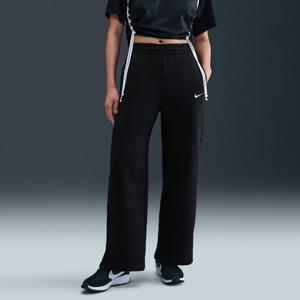 나이키바지 DQC IH1012-010 스포츠웨어 피닉스 플리스 여성 하이웨이스트 와이드 레그 팬츠