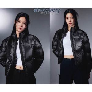 [디스커버리] 25F/W 여성 반슬리 다운 크롭 숏패딩 DWDJ8D056-BKN