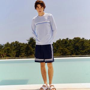 아레나 에반 레귤러핏 래쉬가드 A5BM1RR01-SBL