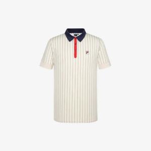 휠라반팔티 GQT FS2TSG3391M-CRM 프로플레이어 테니스 BB폴로 카라티