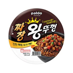 컵라면 큰사발 팔도 왕뚜껑 짜장 105g 18개