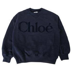 끌로에 25FW 키즈 로고 맨투맨 네이비 C20649 859 10-12Y