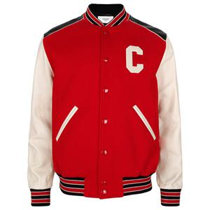 셀린느 레드 클래식 테디 울 오버 자켓 2V56D896C 27ED