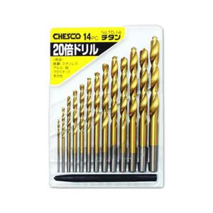 스텐기리 코발트 티타늄코팅 강철 드릴비트 14PCS 스텐기리 스텐드릴날 강철드릴비트