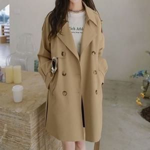 베이직 (D00-1136) 오크 트랜치코트 후리스 무스탕 트