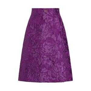 돌체앤가바나 DNA 자카드 미니 스커트 F4C2ETHJMQO