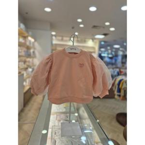 아가방 세이브존03 아가방 핑크 캔디 오간자 맨투맨 티셔츠 AG01P731053A