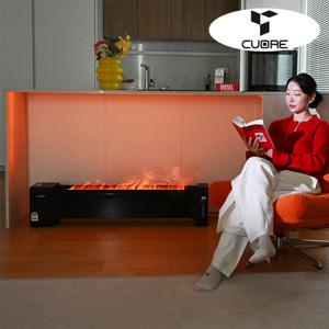 (S) 쿠오레 가습기능 PTC 전기히터 CH-LH20B 불멍 스토브 난방기 난로 가정용 온열기 사무실 거실