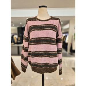 [비지트인뉴욕] 스트라이프 라운드 니트 (VBCLK62)