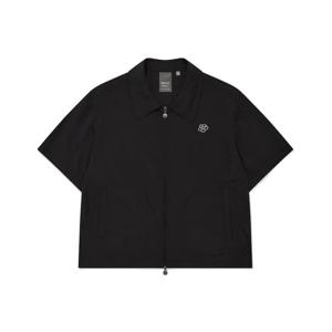 와키윌리 W 나일론 반팔 집업 점퍼 B1 WA2502JK65 BK CM