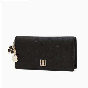 [닥스핸드백] 블랙 DD로고 소가죽 장지갑DCWA6E633BK