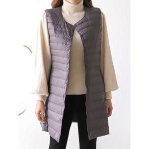 [모리스커밍홈]덕다운 경량 롱 패딩 조끼_M2210PD701D