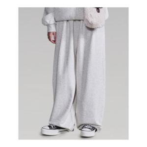 에꼴리에 HC33 투턱 와이드 기모 바지 25D0752