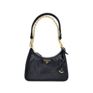 프라다 리에디션 나플락 페이턴트 레더 여성 숄더백 1BC204VQOM2DNT F0002