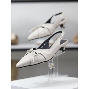 바이로쏘 세이브존03 포인티드 토 리본 펌프스 4cm 슬링백 (BY)AQA25W12920BF2