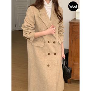 [모리스커밍홈]헤링본 핸드메이드 울 코트_M2512CT019D