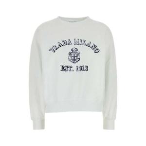 (명품) 프라다 코튼 크루넥 스웨트셔츠 134716 1