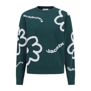 M 파리게이츠골프긴팔티 NQC 521E1SWJ22_GN 여성 잭바니 플라워 자카드 니트