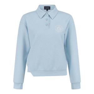 M 파리게이츠골프긴팔티 NQC 521E1TO301_BL 여성 라운드 엠블럼 자수 스