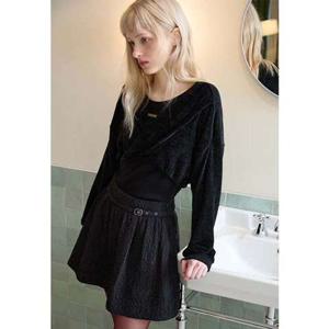 [에고이스트] (ER4WS262) 자카드 플레어 미니스커트