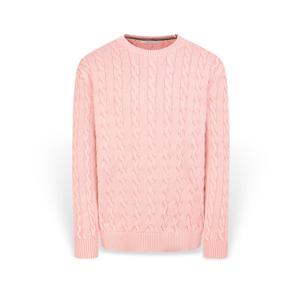 [헤지스] 남성 쿨코튼 케이블 긴팔니트 HZSW6A211P1