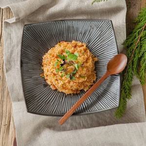 이천도자기 돌비 블랙 줄사각접시 22.5cm 식기 그릇 플레이트