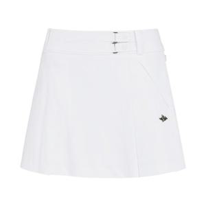 파리게이츠골프스커트 NQC 521D1PS306_WH 여성 바니 더블 스트랩 플리츠 큐롯 스커트