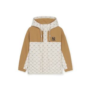 MLB바람막이 JQT 3AWJM0151-50CAL 다이아 모노그램 자가드 블러킹 바람막이 뉴욕양키스