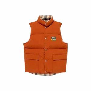 휴먼메이드 리버시블 패딩 조끼 오렌지 HM28JK034