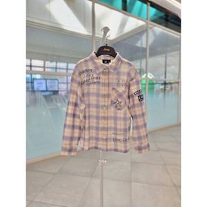 [JEEPKIDS(지프키즈)] 레터링 긴팔 체크셔츠 KR2SHU122