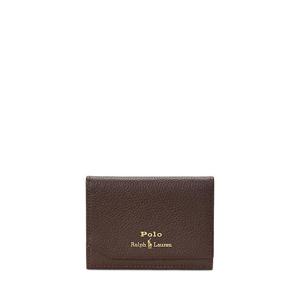 폴로 랄프 로렌 남성 페블 레더 폴드 카드 케이스(MAPOSLG02320213201)