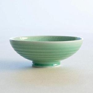 [주방] 이천도자기 비취연 스톤볼 1호 21cm 도자기 식기 디저트 파스타 플레이팅