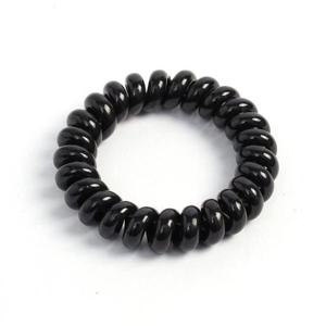 꼬불이머리끈 블랙 스프링 머리끈 자국없는 고무줄 10p세트