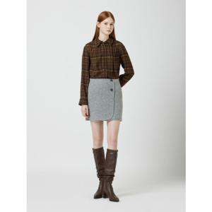 [CC콜렉트] 알파카 블렌드 미니 스커트 (C254MSD002)