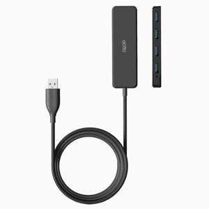 USB허브 엑토 USB 3.2 4포트 노트북 PC 외장하드 롱 멀티 허브 1m HUB-60