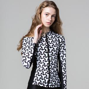 [아르고]여성집업래쉬가드 G_GRAPHIC 빅사이즈래쉬가드