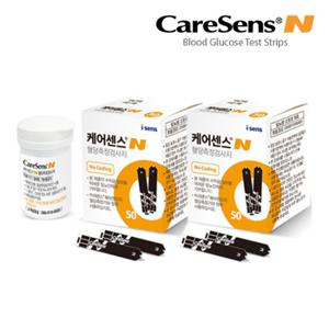 케어센스N 혈당시험지 200매 혈당 측정 검사지 긴유효기간 당뇨 소모성 재료