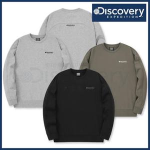 [백화점]디스커버리 24FW 가을 이월/할인 남성/여성/공용 세미오버핏 면터치 니트에센셜트레이닝맨투맨티셔츠 DXTR29044