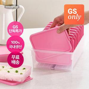 [이지앤프리][3/4일 단하루 14~20시 12,900원]헬시올라잇 신선 보관용기 라이스잇 냉동밥 보관용기+디스펜서 세트 (300ml 10P)+(디스펜서 1P) 선입선출 디스펜서