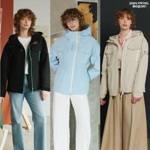 바스키아 26SS 여성 뉴 더블지퍼 바람막이 재킷 1종