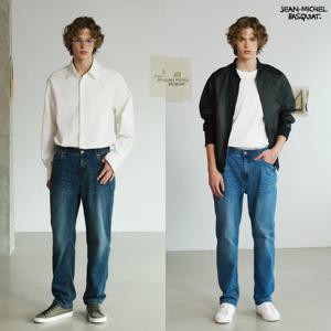 바스키아 26SS 남성 컬러웨이 오버다잉 데님팬츠 1종