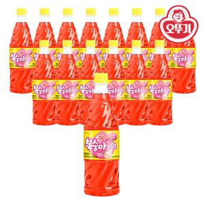 오뚜기 복숭아시럽 1kg x 15개