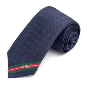 구찌 더블 G 홀스빗 자카드 실크 넥타이 624057-4E002-4068