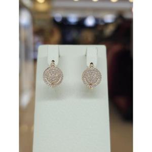 미라클 세이브존03 스마일 큐빅 원터치 귀걸이 jt23999