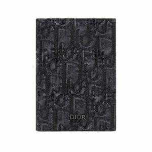 (명품) 디올 오블리크 자카드 2단 카드지갑 2ESCH