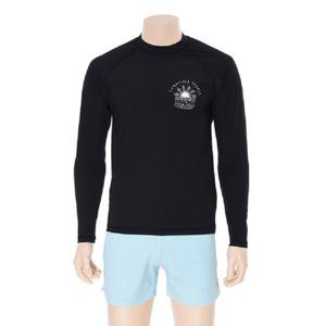 [레노마수영복]남성 라운드넥 래쉬가드 상의 TS2D901_BK