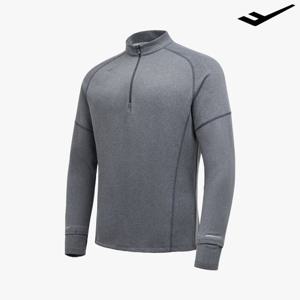 [프로스펙스]남성 가을 겨울 기모 긴팔티셔츠 하프집업 반집업 기능성 런닝 티셔츠 PR3MF24W512