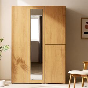 [채우리] 스타일 모듈 1300 전신거울 옷장 이불장 세트